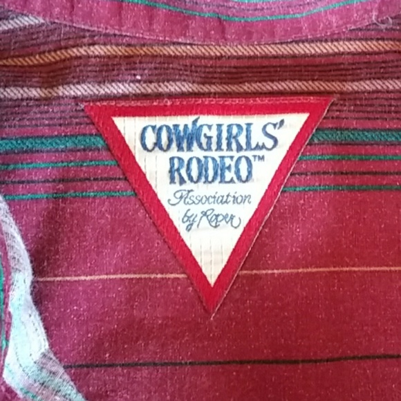 Vintage Cowgirls Rodeo button down shirt by Ropers - Picture 3 of 6